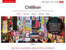 Tablet Screenshot of chillibean.tv